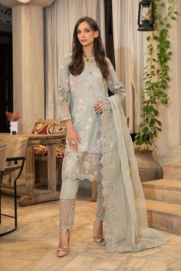 Maria B Suit Grey SF-W22-63 Evening Wear Formal Wear 2022 Online Shopping